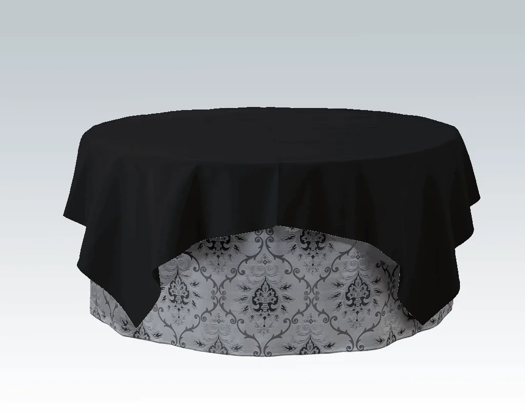 verhuur zwarte tafellakens